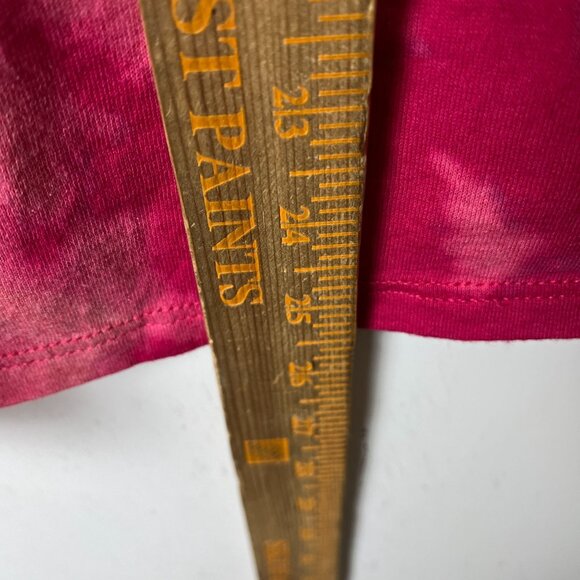 Vintage 80s Mount Rushmore T Shirt Adult Pink Gray Small S Tie Dye USA 50/50 - Picture 13 of 16